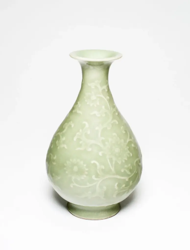 Pale Green Flower Vase
