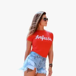 Red Round Neck T-Shirt