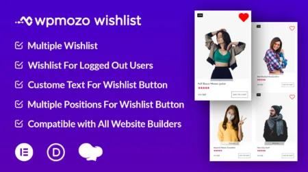 WPMozo Wishlist For WooCommerce