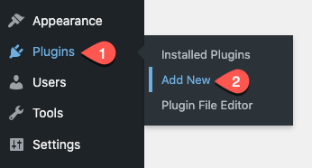 Adding a new plugin in WordPress