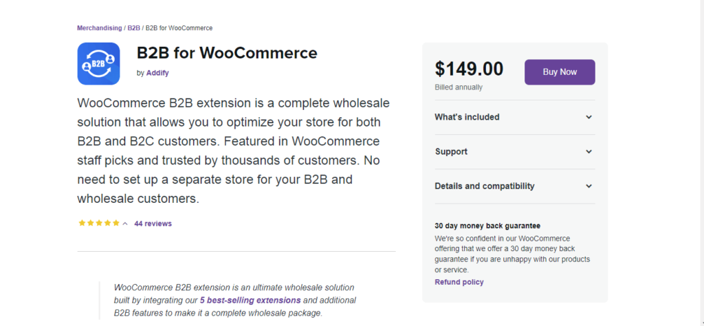 B2B for WooCommerce