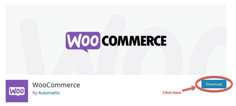 Downloading WooCommerce from WordPress repository