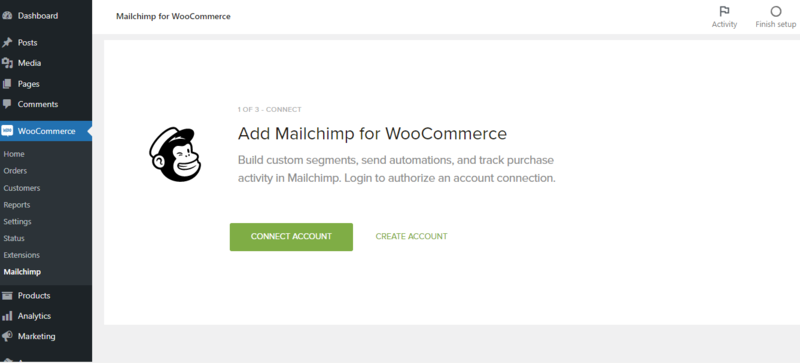 Setup your Mailchimp account