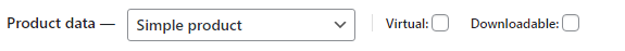 WooCommerce Virtual and Downloadable product types