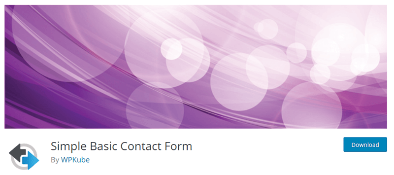 Simple Basic Contact Form