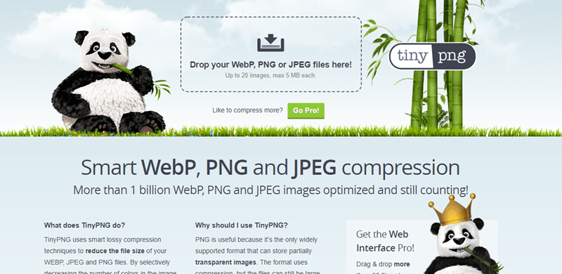 TinyPNG Image Compression Platform