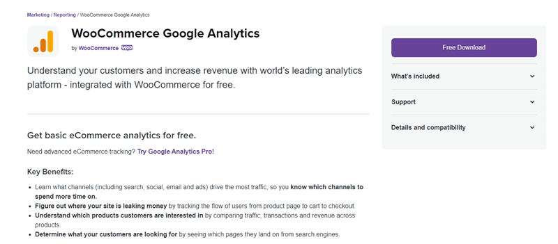 WooCommerce Google Analytics Plugin