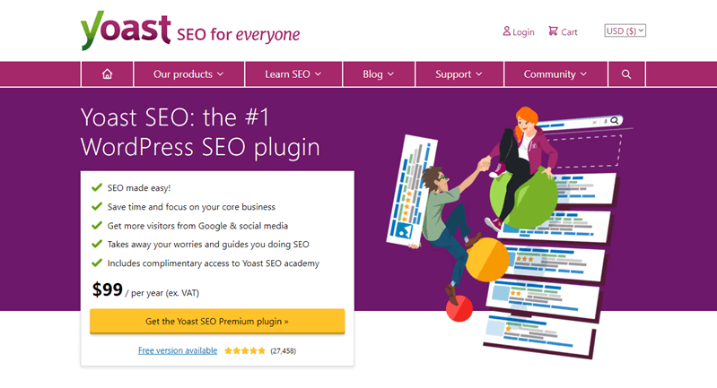 Yoast SEO extension for WooCommerce
