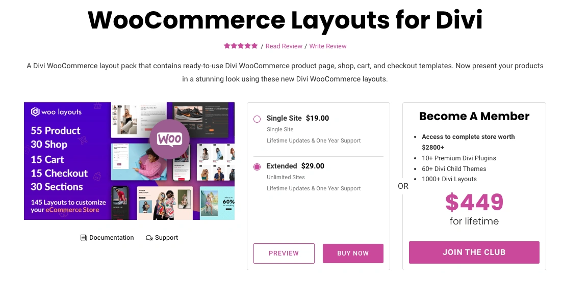 Divi Layouts Extended