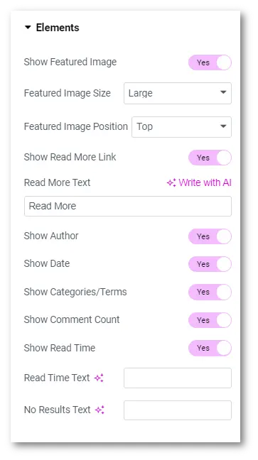 Elementor Blog Page Design