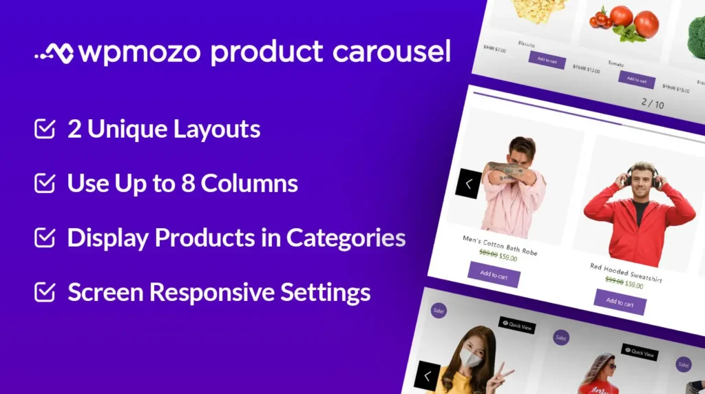 WPMozo Product Carousel for WooCommerce