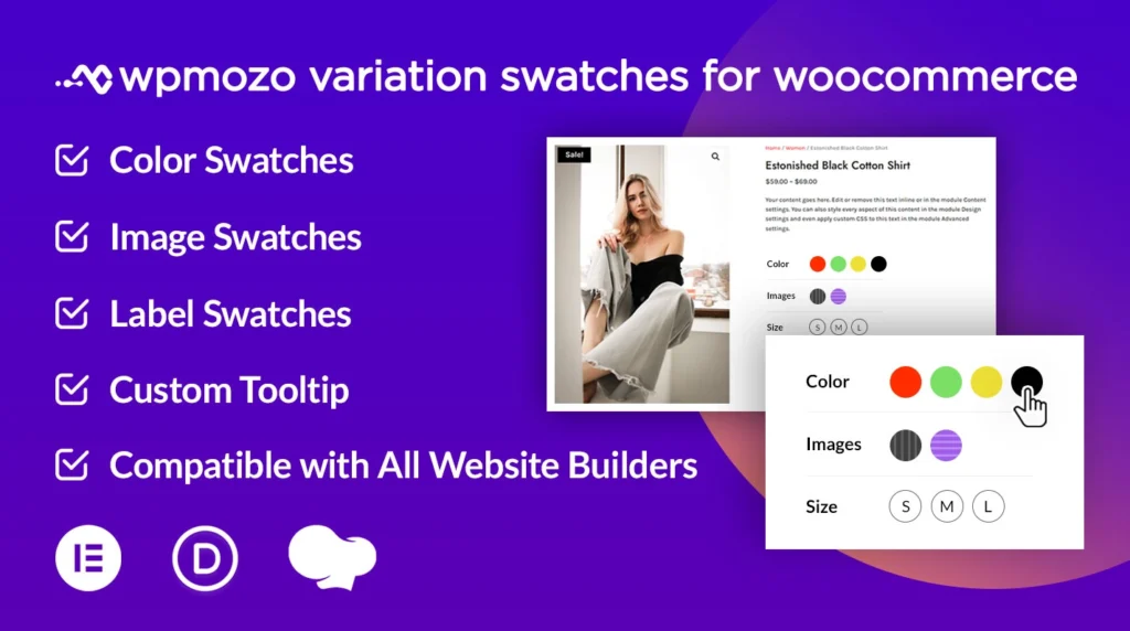 WPMozo Variation Swatches for WooCommerce