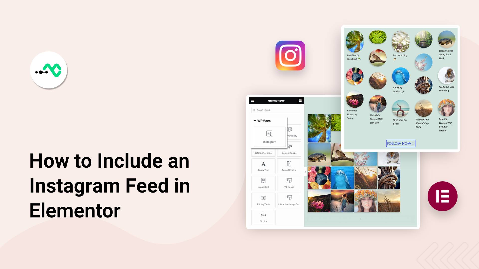 Add Instagram Feed to Elementor on WordPress