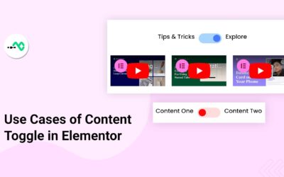 5 Creative Uses of Content Toggle Widget  in Elementor