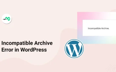 Incompatible Archive Error in WordPress