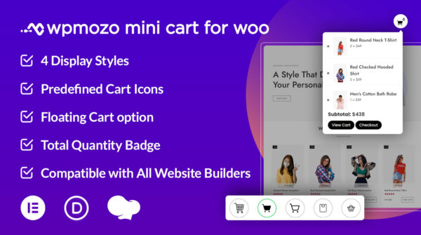 WPMozo Mini Cart for Woo