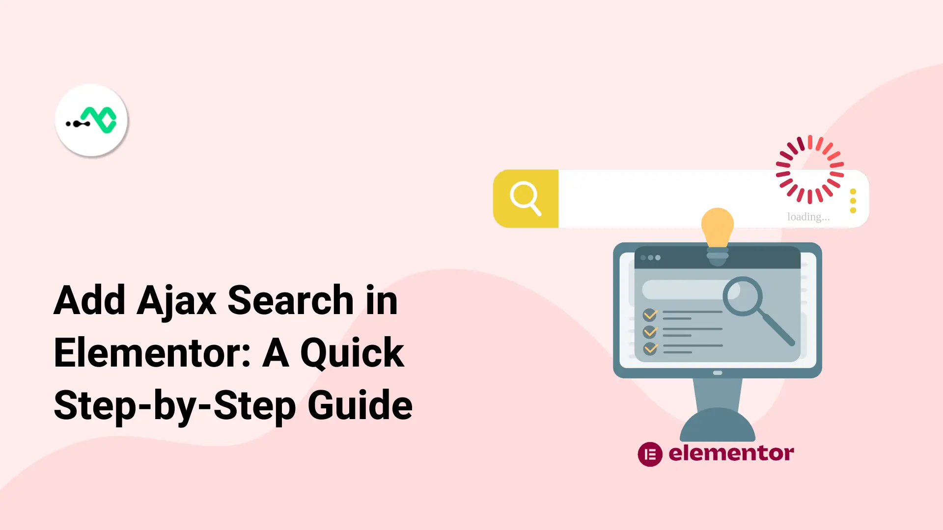 How to Add Ajax Search in Elementor Built Website