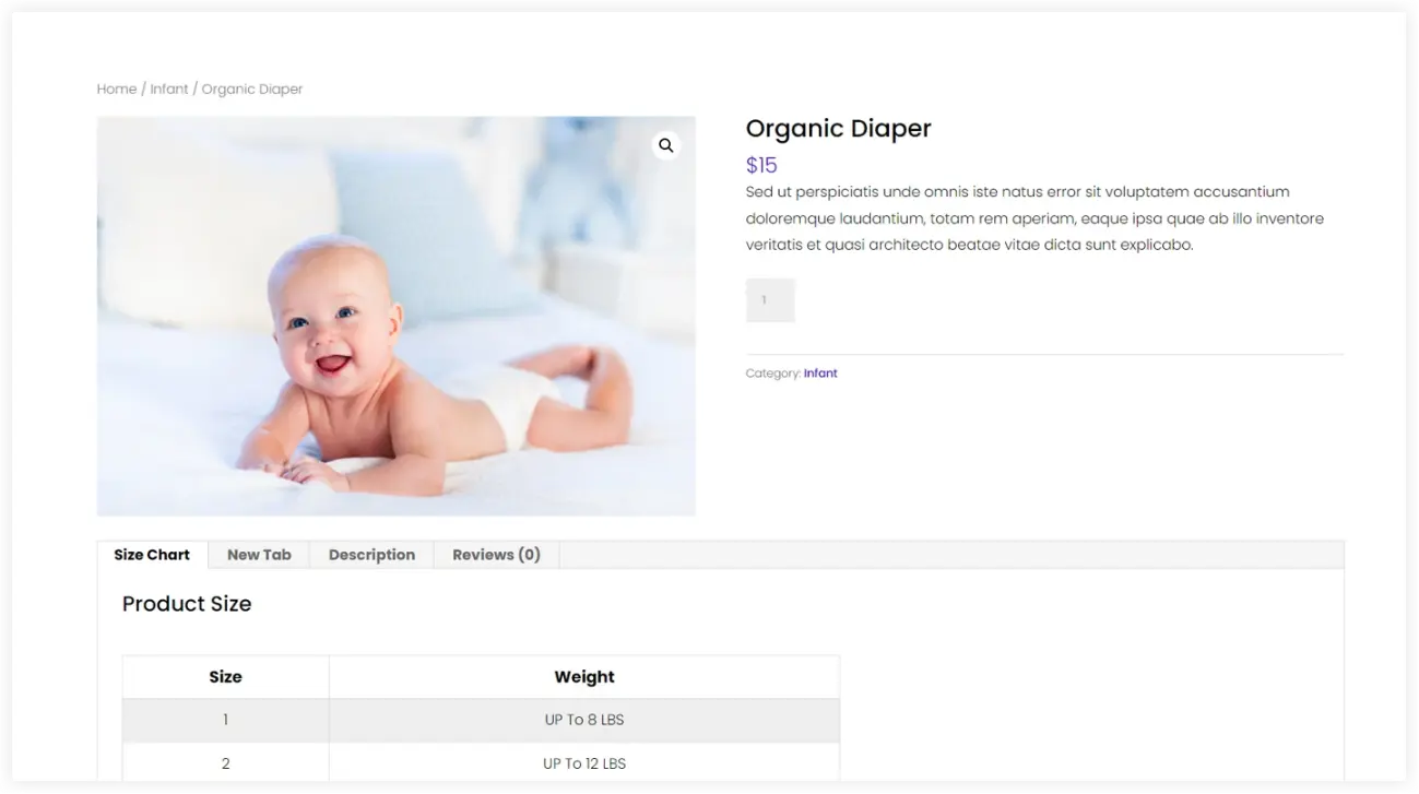 Divi WooCommerce Extended product tab manager 