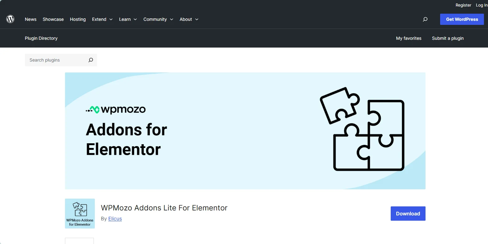 WPMozo addons for Elementor free version