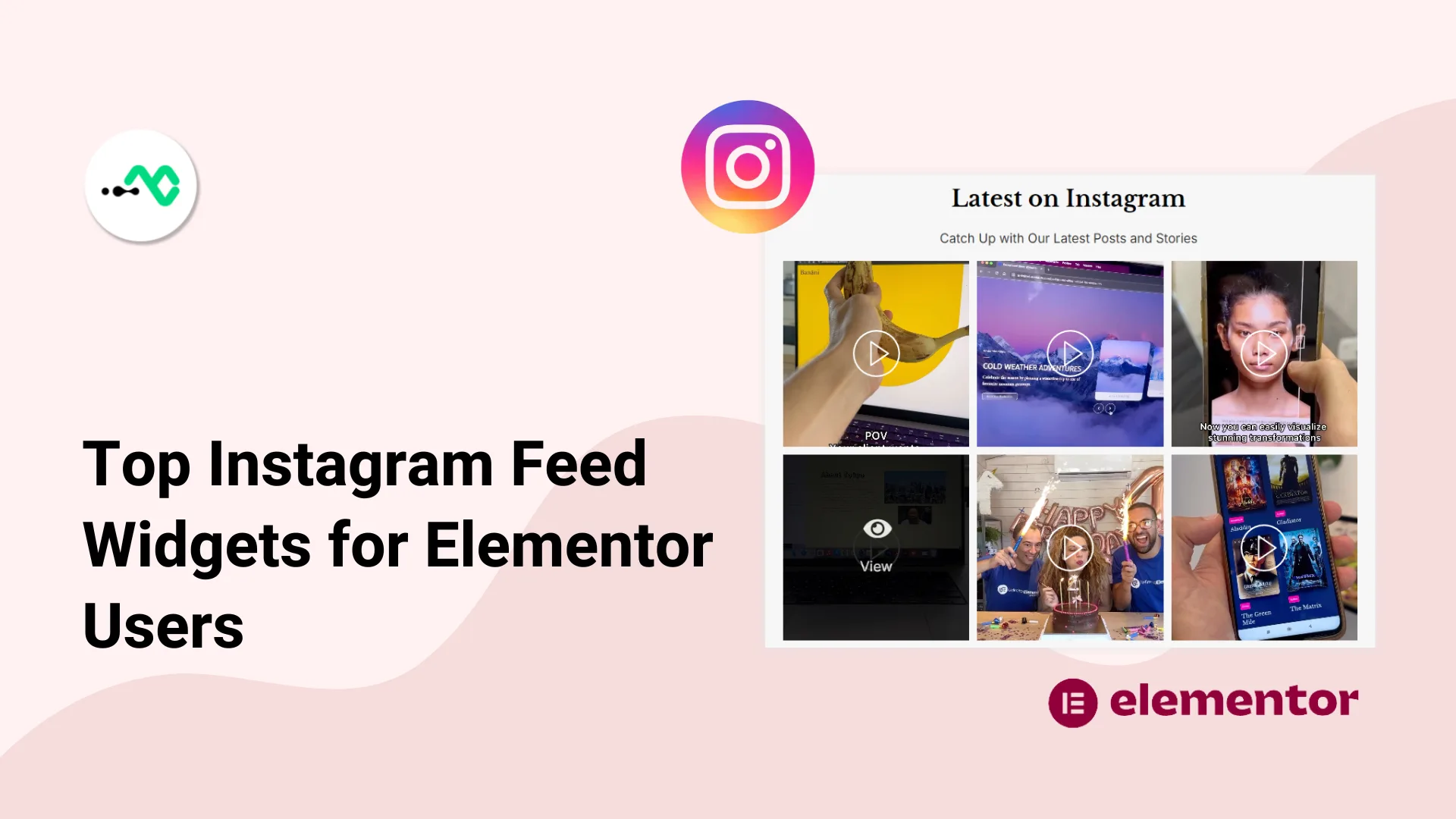 Best Elementor Instagram feed widgets