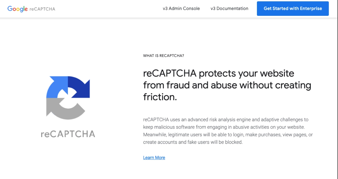 reCAPTCHA Platform by Google