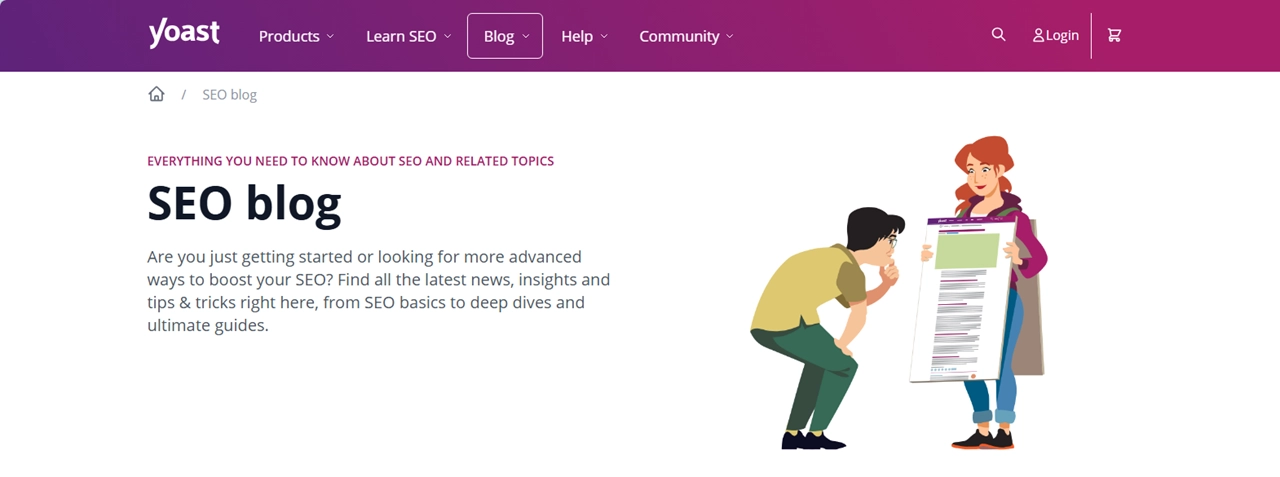 Yoast SEO blog