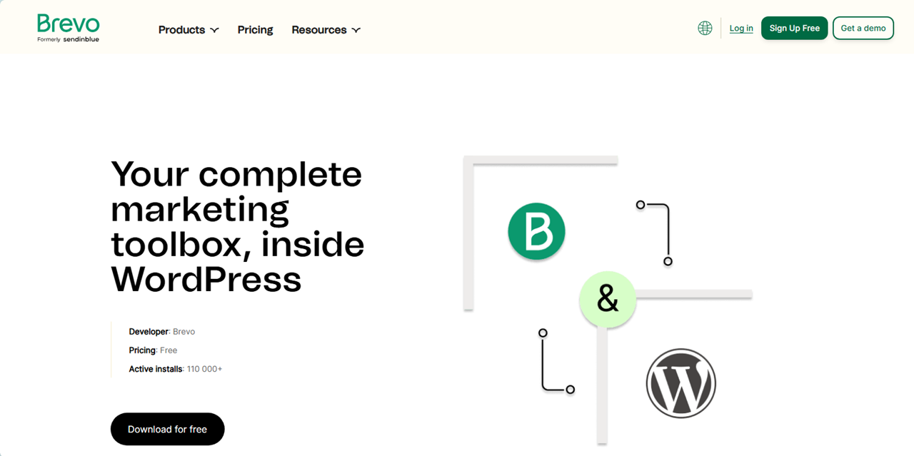 Brevo WordPress plugins for emails.