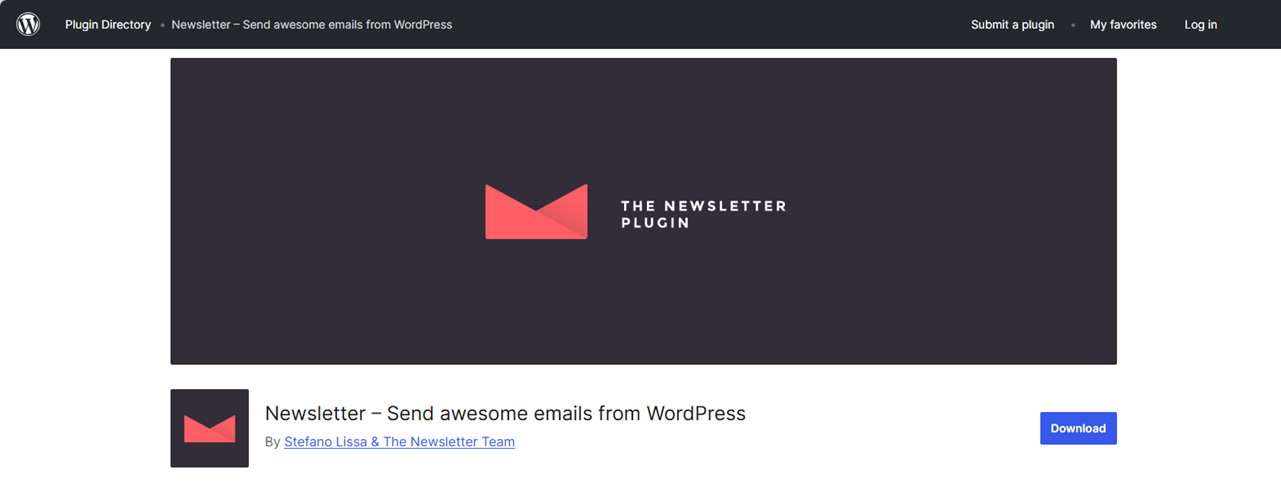 The Newsletter Plugin for WordPress.