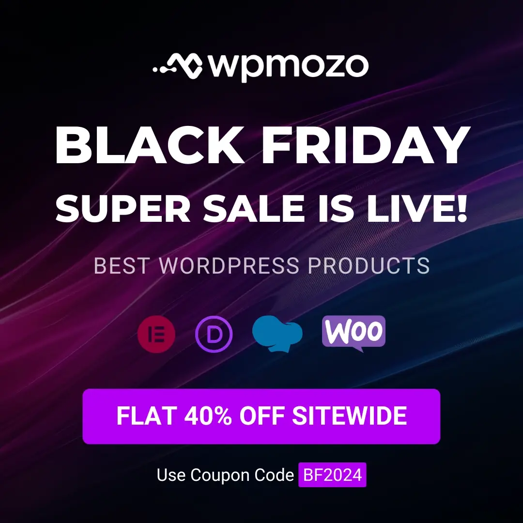 WPMozo Black Friday Sale