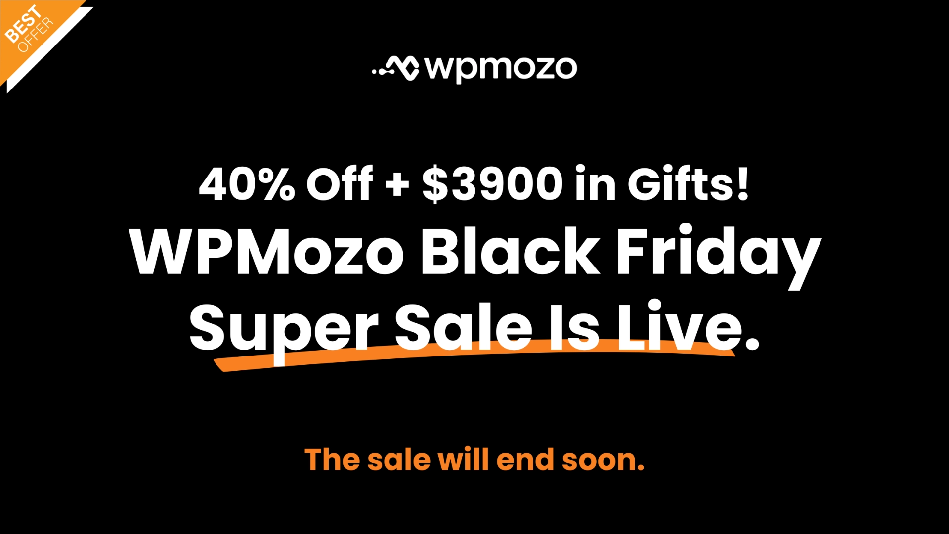 WPMozo Black Friday 2024 Super Sale Is Live.