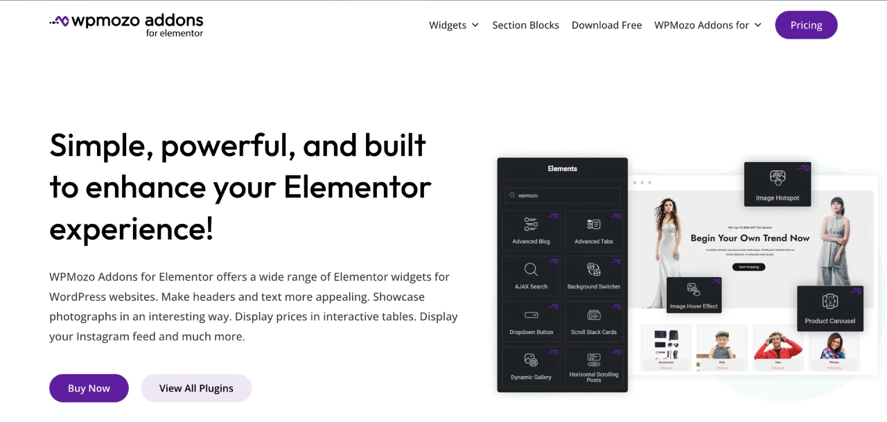 WPMozo Addons for Elementor