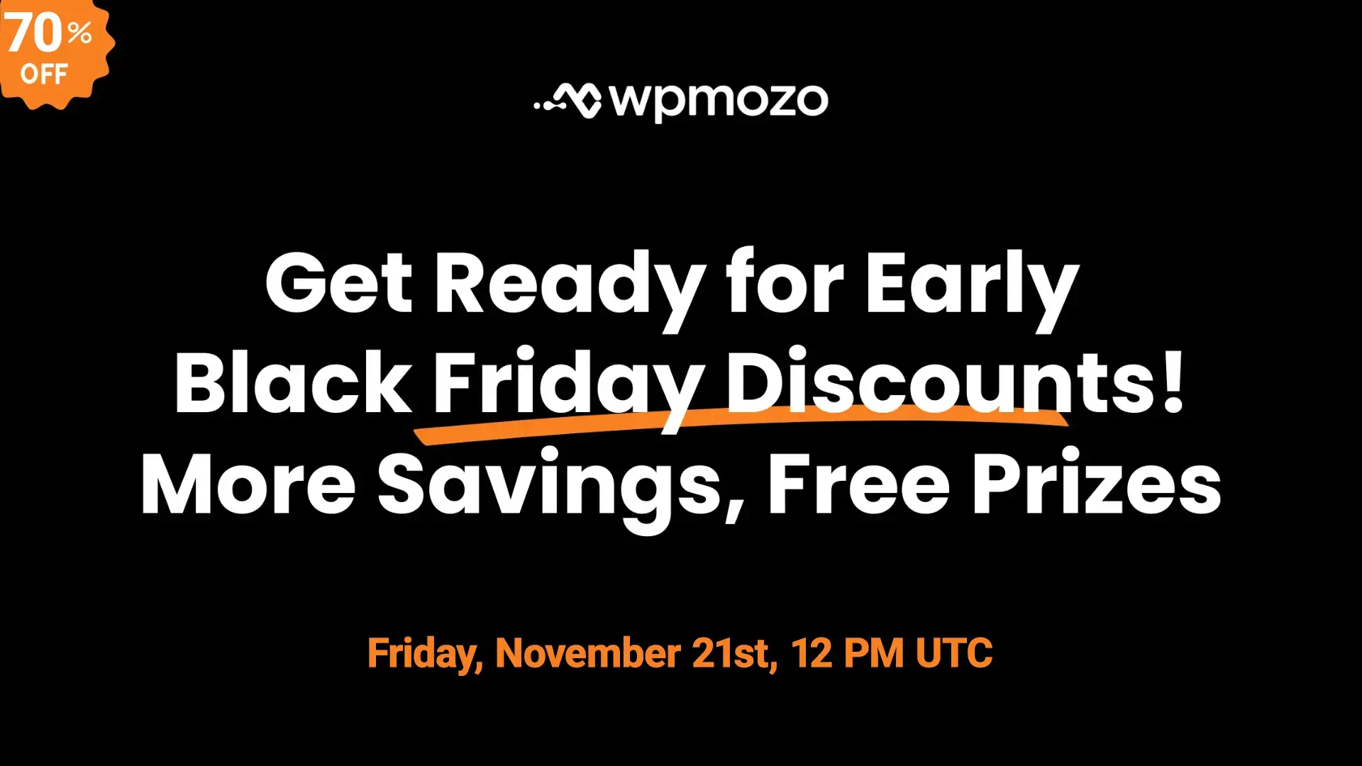 WPMozo Black Friday 2025 Early Sale – Flat 70% OFF on Best WordPress Products