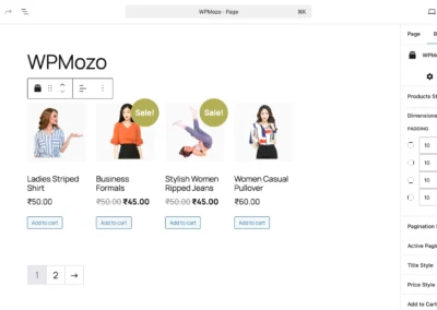 WPMozo Product Grid for WooCommerce Screensht 09