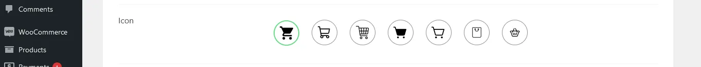 WordPress Floating Mini Cart Icons.