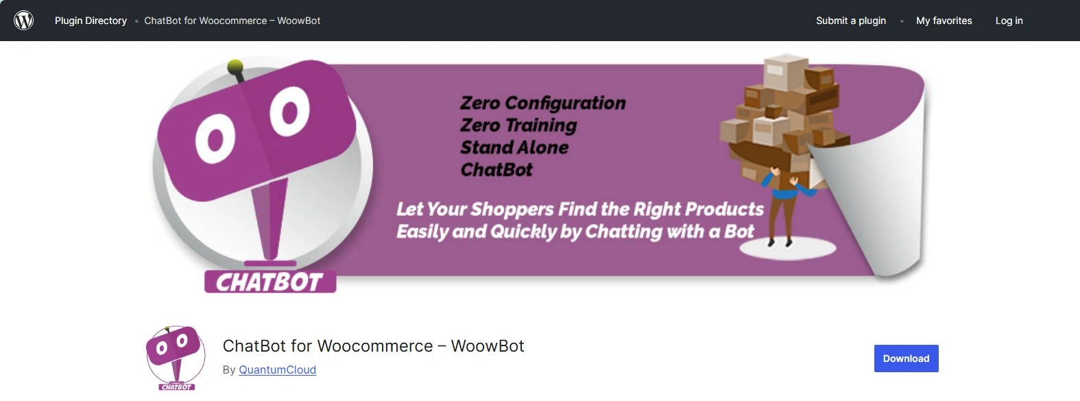 Chatbot plugin for WooCommerce