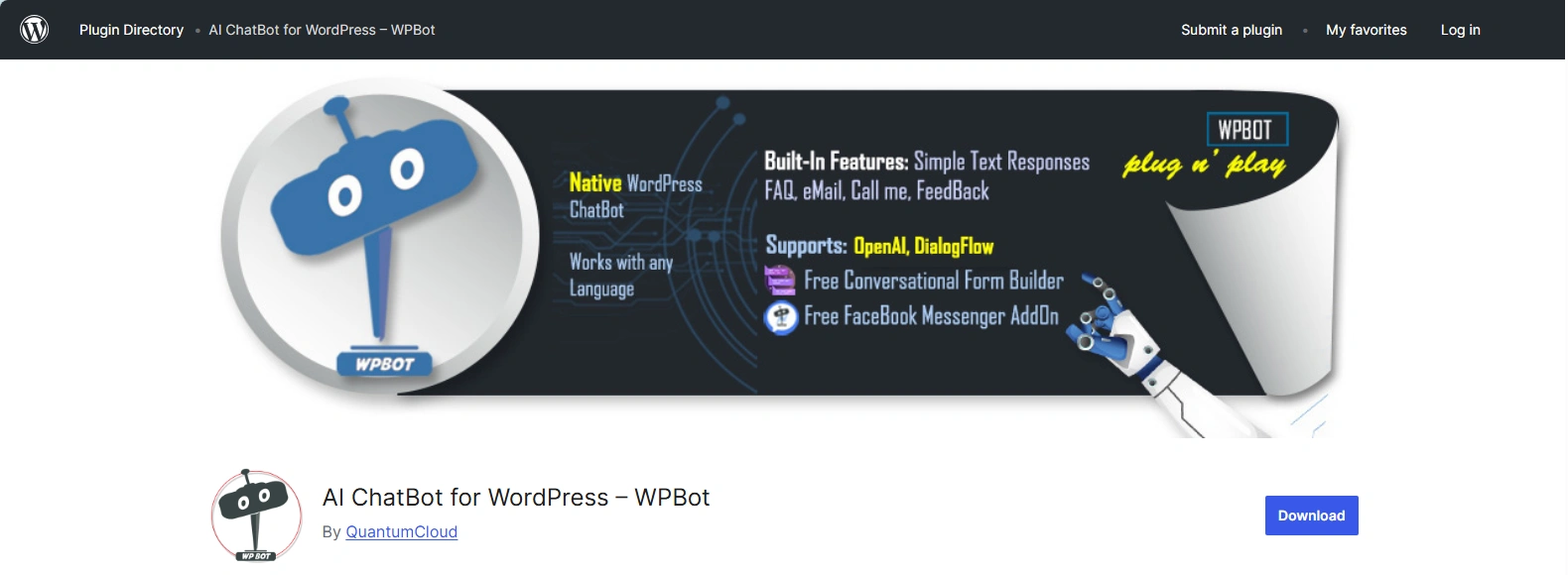 WPBot for WordPress