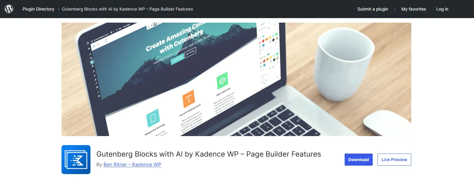 Kadence Blocks With AI
