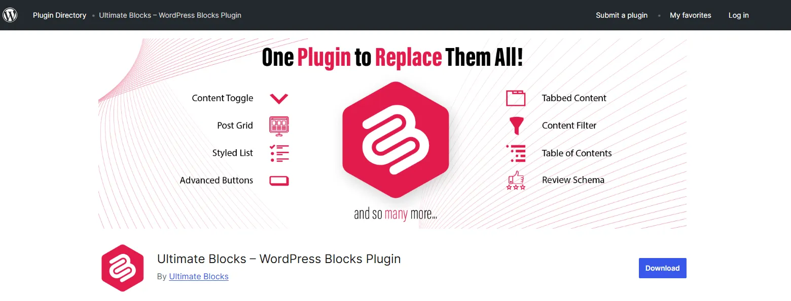 Ultimate Blocks - WordPress Blocks Plugin