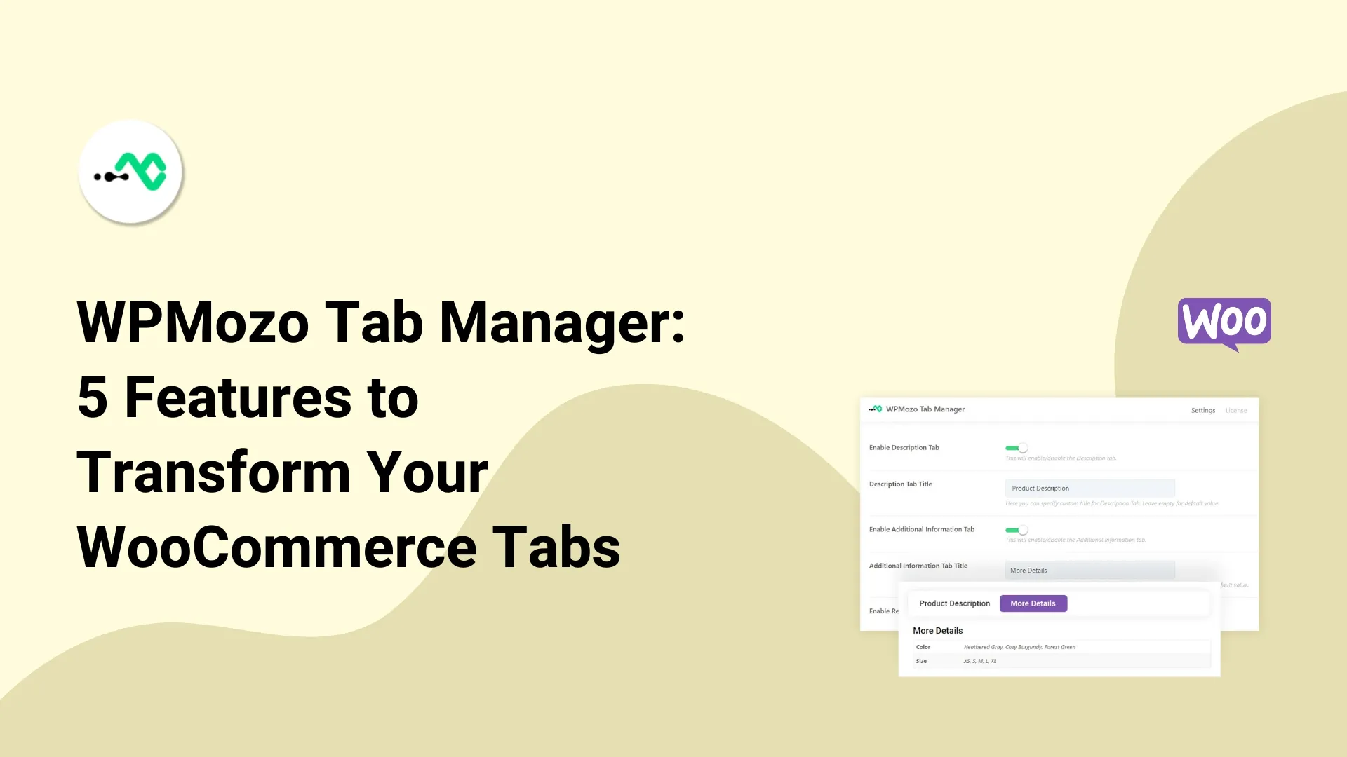 5 Advanced Things You Can Do With WPMozo Tab Manager in Your WooCommerce Store