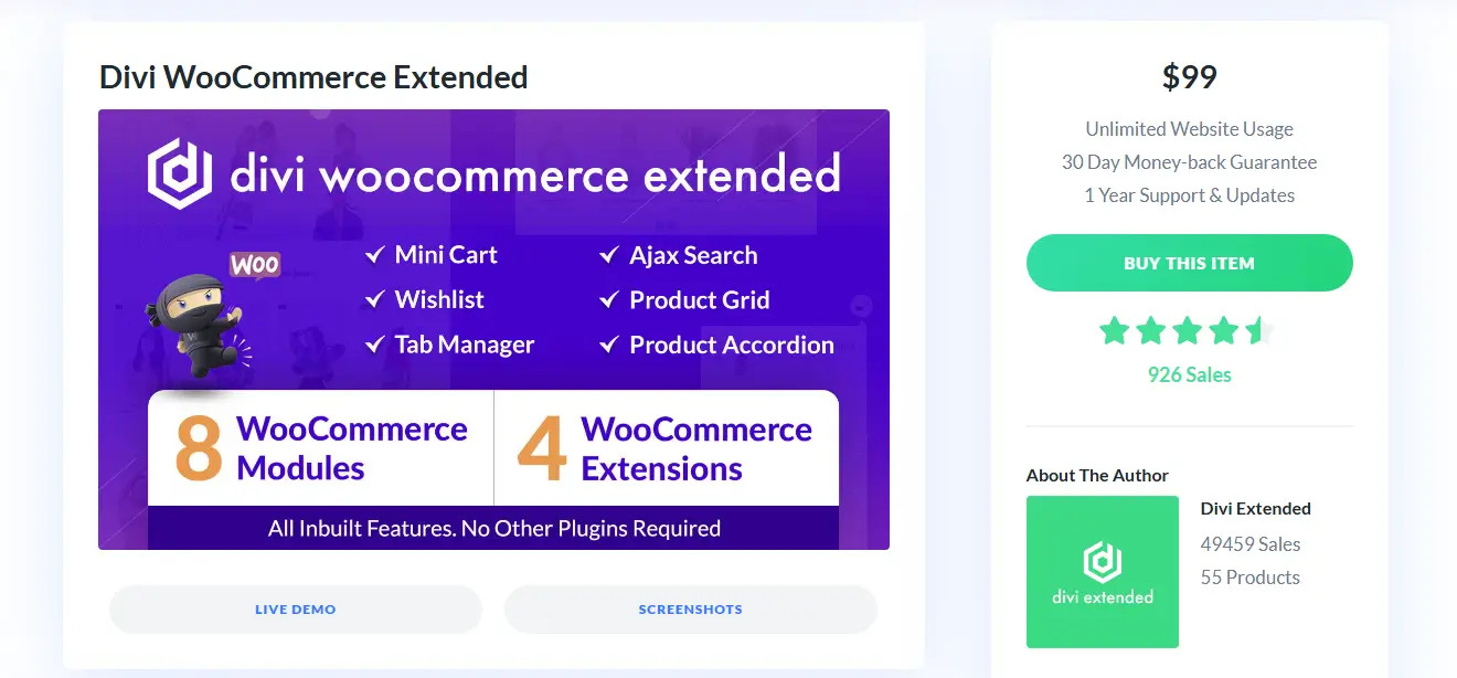 Divi WooCommerce Extended plugin on Elegant Themes.