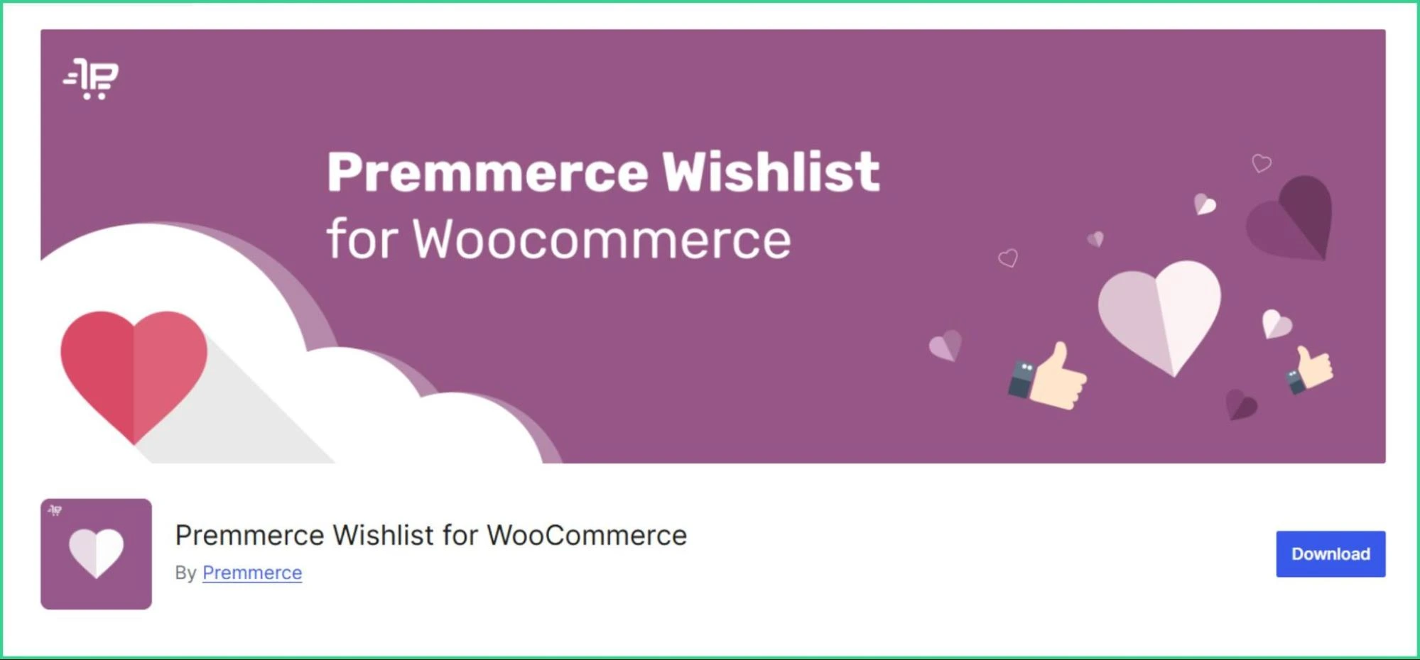 Premmerce wishlist plugin for Woo.