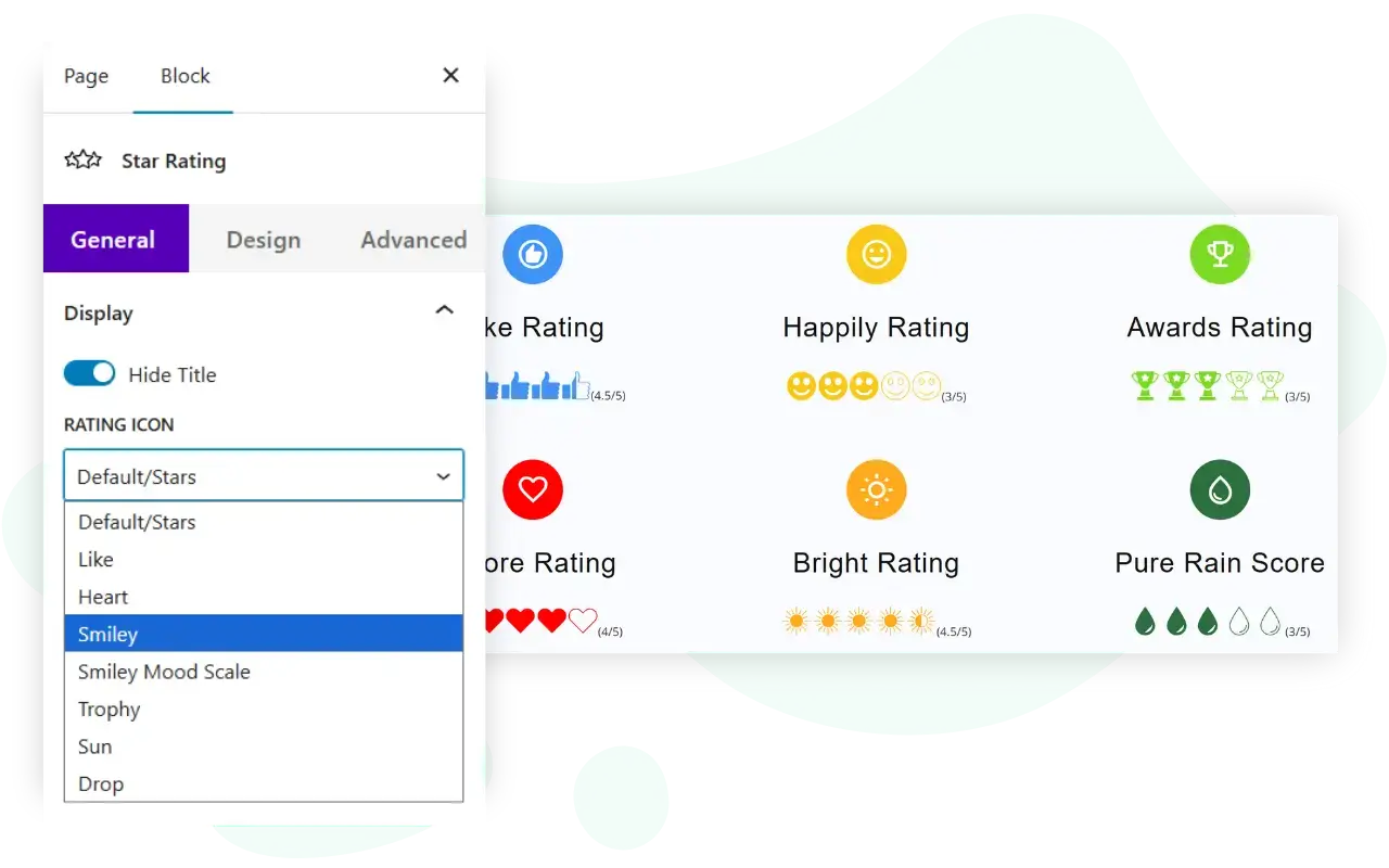 WPMozo star rating