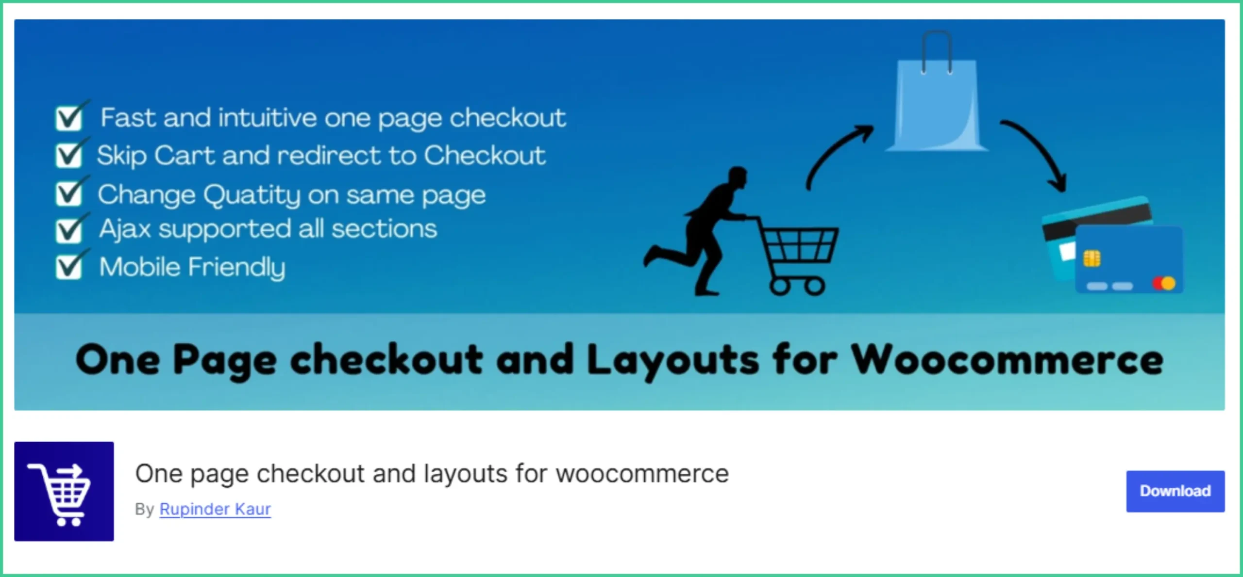One page checkout plugin for Woo
