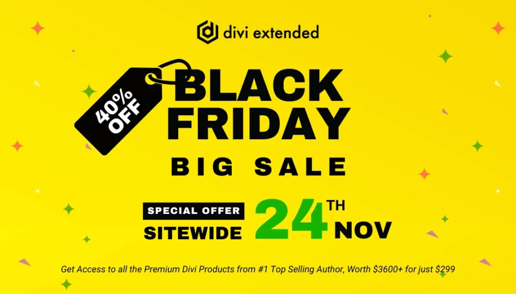 Divi Extended black friday deals