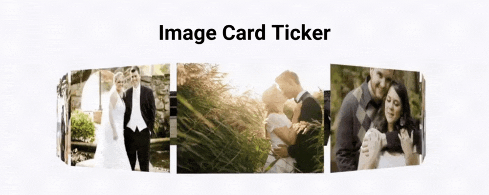 Image Card Ticker