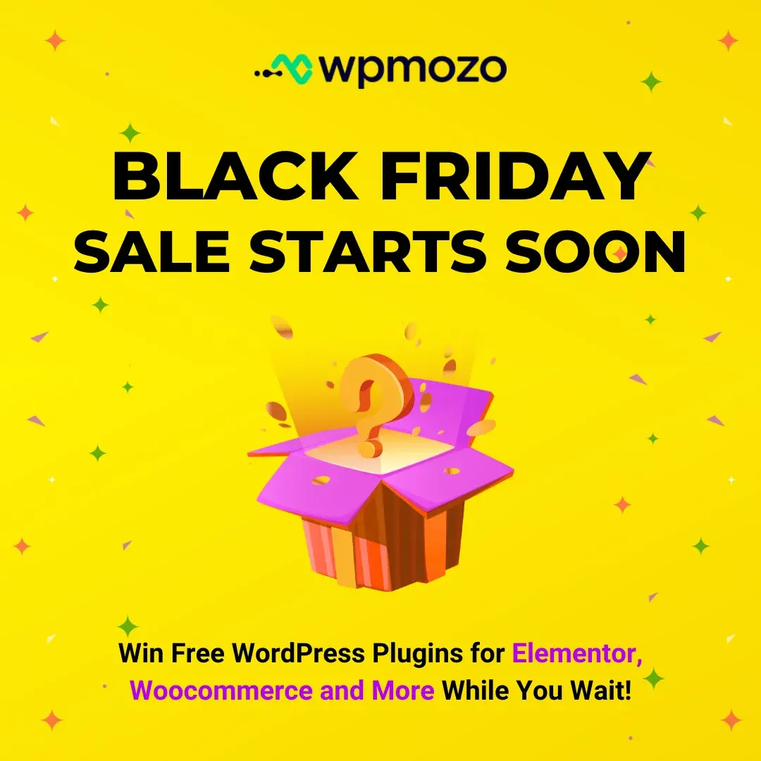 WPMozo Black Friday Sale