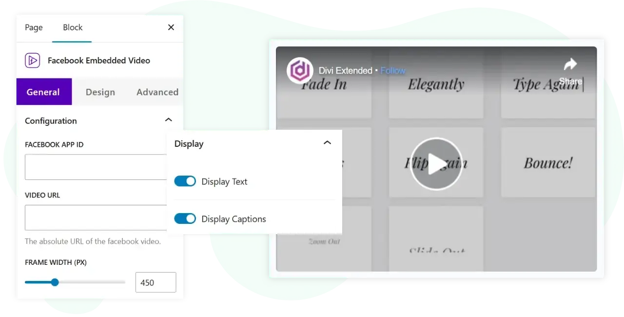 WPMozo Facebook embedded video
