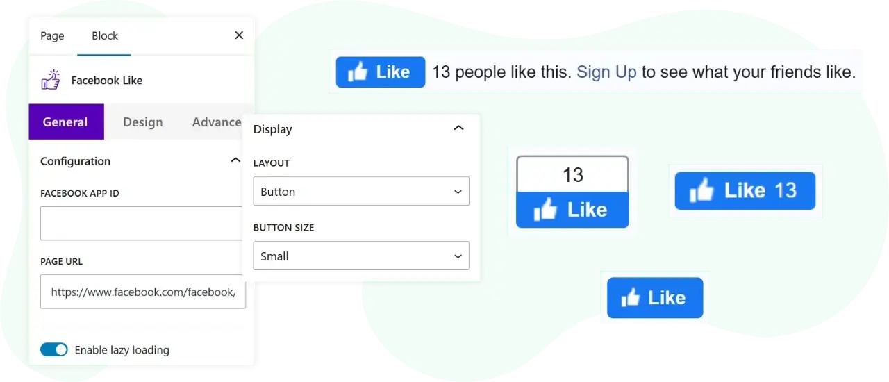WPMozo Facebook like
