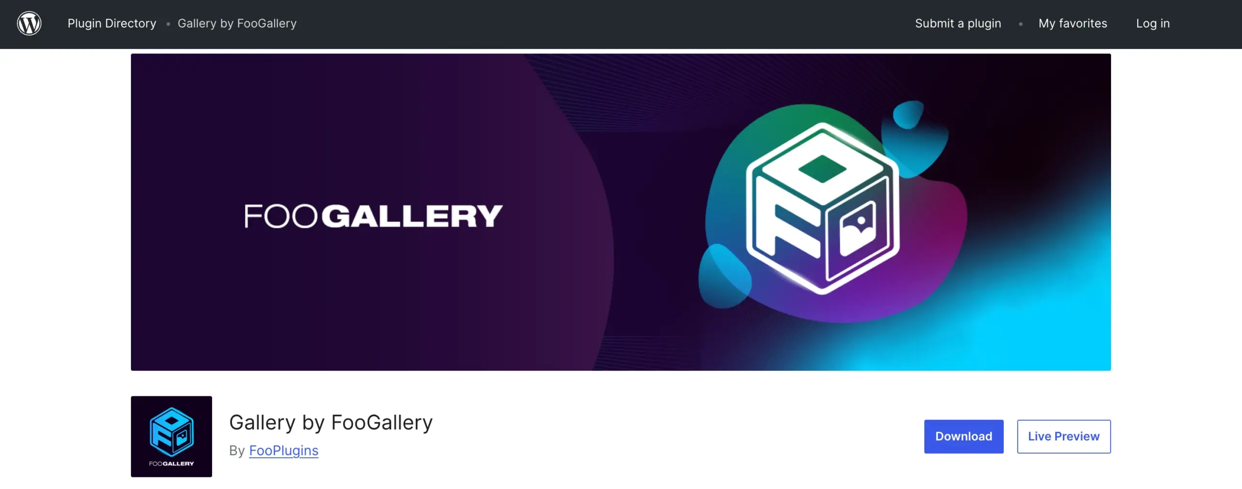 FooGallery Plugin for WordPress.